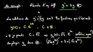 Equations différentielles cours 2 [upl. by Danielle790]