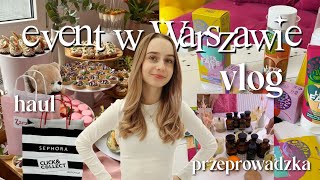 EVENT W WARSZAWIE przeprowadzam się haul [upl. by Notyal]