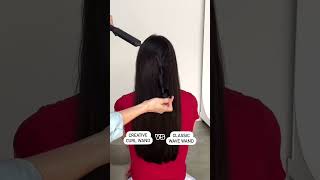 Creative Curl vs Classic Wave Wand  ghd [upl. by Jadwiga]