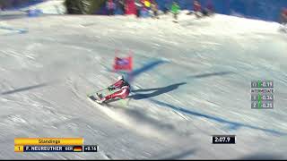 Henrik Kristoffersen 3rd place World Cup GS Beaver Creek 061215 [upl. by Kaylee]