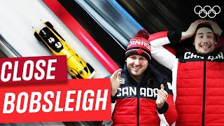 The closest bobsleigh finishes in Olympic history ❄️ [upl. by Isadore363]