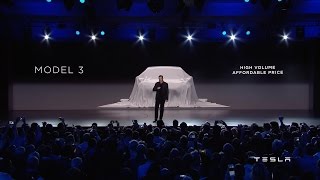 Tesla Unveils Model 3 [upl. by Lusar870]