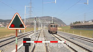 Cab ride Thun to Burgdorf  Führerstandsmitfahrt Thun nach Burgdorf [upl. by Inafets342]