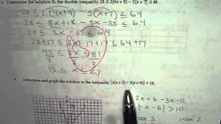 MHF4U Unit Test 4 2015 Polynomial Equations and Inequalities [upl. by Eical]