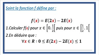 TD N°1 analyse 1 exercice 1 et 2 S1 faculté de rabat SMPC SMIA ENSA ens mipc ensam [upl. by Joed]