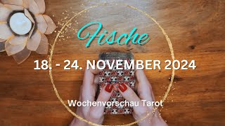 FISCHE ♓️ quotIHR SEID KEIN KLEINER FISCH IHR SEID DER OZEANquot FISCHE 18  24 November 2024 Tarot [upl. by Moht]