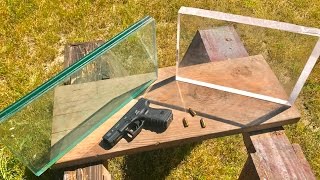 9MM VS BULLETPROOF GLASS VS LEXAN SHEET [upl. by Ennaitak]