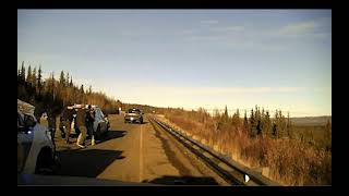 Alaska State Troopers attempted to stop a pickup truck on the Parks Highway just north of Healy [upl. by Yerfdog58]