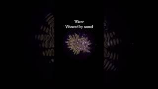 Alive Vibrating ripples on water surface Just water light and sound cymatics [upl. by Hsur]