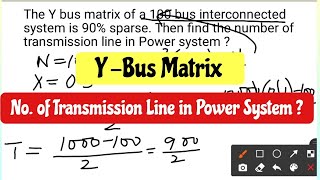 How to find the number of transmission line in Power System [upl. by Quent]