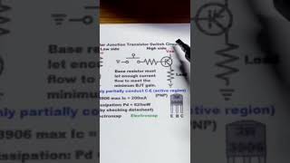 High Side versus Low Side BJT Switch short shorts electronics [upl. by Aikemat]