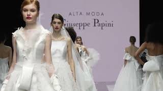 Abiti da sposa Giuseppe Papini 2023 il video della sfilata [upl. by Erdnaid]