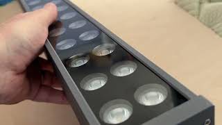 ATCD Linkable LED Wall Washer Light with RF Remote Review Heck of a light for the money [upl. by Nawk]