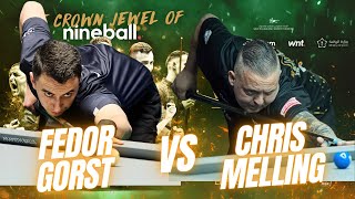 FEDOR GORST VS CHRIS MELLING  WORLD POOL CHAMPIONSHIP 2024 billiards 9ball 9ballpool [upl. by Renado127]