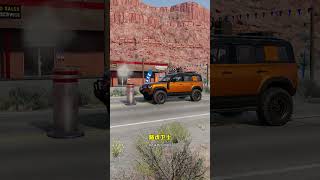 What happens when a truck hits an SUV at 70 mph Game Car Accident 2 [upl. by Innoj21]