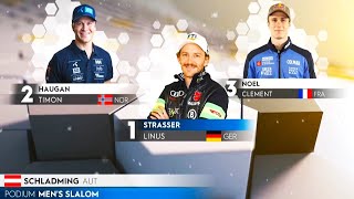 Mens Slalom  Highlights  Schladming AUT  2024 [upl. by Nelle]