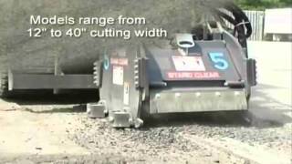 Bradco Cold Planer Attachment for Skid Steer Loader Demo Video [upl. by Neelasor330]