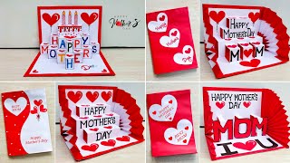 DIY 4 Happy Mothers Day greeting card  Mothers Day 3D pop up card  How to make mothers day card [upl. by Latrell]