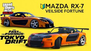 MAZDA RX7 DE HAN LUE quotTOKYO DRIFTquot en GTA ONLINE [upl. by Aitahs]