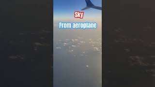 Wonderful sky from aeroplane window newshorts youtube [upl. by Llerrem382]