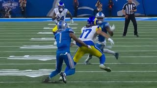 Lions vs Rams  CONTROVERSIAL NO Pass Interference CALL On Cam Sutton amp Puka Nacua  NFL Playoffs [upl. by Annwahsal]