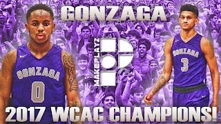 Chris Lykes and Gonzaga Defeats Paul VI in the 2017 WCAC Championship [upl. by Pernick748]