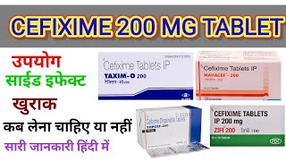 Cefixime 200 mg tablet uses side effects doses precautions hindi me cefixime 200 mg [upl. by Ninon]