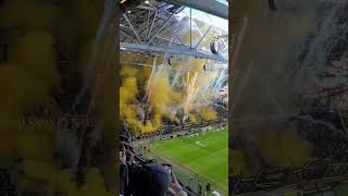 AIK fans vs Hammarby at the friends arena [upl. by Anos]