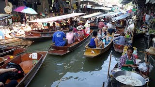 Floating Market  Damnoen Saduak [upl. by Aneele]