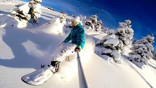 The Art of Ride  Snowboarding Off Piste Backcountry  DJI Phantom 2 GoPro Hero 3 [upl. by Acissaj]