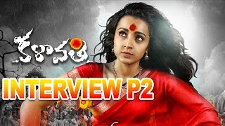 Kalavathi Movie Team Interview Part 2 Siddarth Hansika Motwani Trisha Krishnan Kushboo [upl. by Llezniuq]