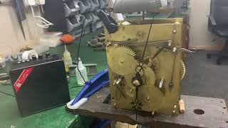 Thomas Kefford Clock movement no 3 [upl. by Anaihs]