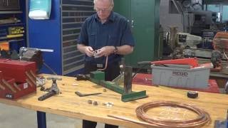 Copper Tube bendingHow to Bend Copper Tube a Tutorial by Kevin Ging [upl. by Janiuszck7]