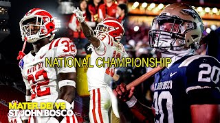 Mater Dei vs St John Bosco  REMATCH FROM THE LA COLISEUM 🥶  CIFSS D1 Championship Highlights [upl. by Pheni]