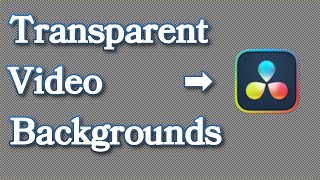 Exporting Transparent Videos in DaVinci Resolve [upl. by Ahsilram]