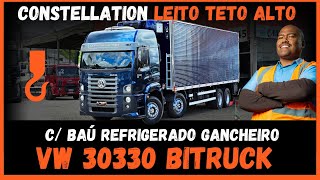 O Gancheiro com apenas 100000 km Este vw 30330 2022 com baú regrigerado vai te impressionar [upl. by Highams]