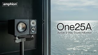 Amphion One25A  New Active 3Way Studio Monitor [upl. by Iborian386]