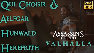 Qui devriezvous choisir comme ealdorman dans OÙ TOMBE LA PIERRE  Assassins Creed Valhalla 4K HDR [upl. by Trebeh]