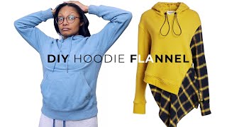 Can I DIY this 690 Monse Hoodie Flannel  Easy Thrift Flip [upl. by Donaghue431]