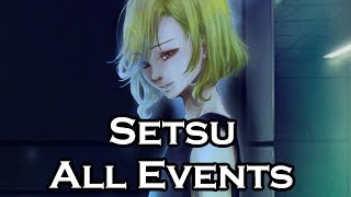 Setsu All Events Endings and Special Dialogues  Gnosia [upl. by Lleryt]