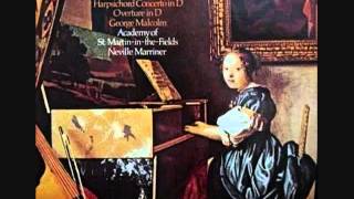 Johann Christoph Friedrich Bach harpsichord concerto A maj 1784 Neville Marriner [upl. by Couq]