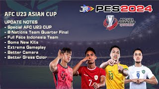 PES 2024 PS2 aethersx2 AFC U23 Asian Cup JRplay Indonesia [upl. by Avigdor]