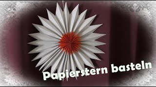 Einen Stern aus Papier basteln [upl. by Beane771]