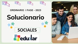 SOLUCIONARIO EXAMEN ORDINARIO UNSA I FASE 2023  SOCIALES [upl. by Aimil]