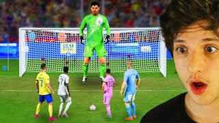 Eu bati 100 Pênaltis VS um GOLEIRO GIGANTE [upl. by Cohleen]