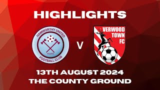 VTFC Media  Hamworthy United v Verwood Town FC  Tuesday 13th August  Highlights [upl. by Naek587]