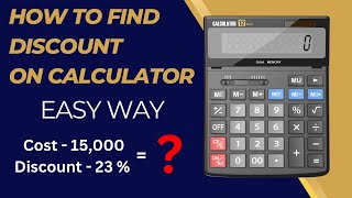 How To Find Out Product Discount Percentage On Calculator Easy Way Malayalam  Zeeshan Techy [upl. by Daht]