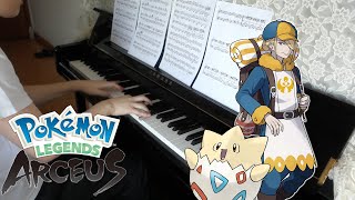 Volos Battle theme  Piano【Pokemon Legends Arceus】 [upl. by Nnayd]