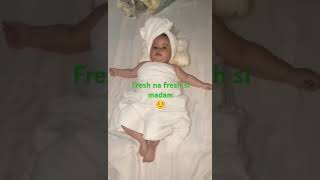 Fresh si madam☺️ firstborngirl cute babypictures cutebabies cutebaby firstbaby [upl. by Winna]