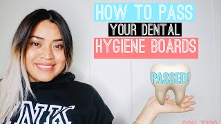 HOW TO PASS YOUR DENTAL HYGIENE NATIONAL BOARDS [upl. by Alegnat]